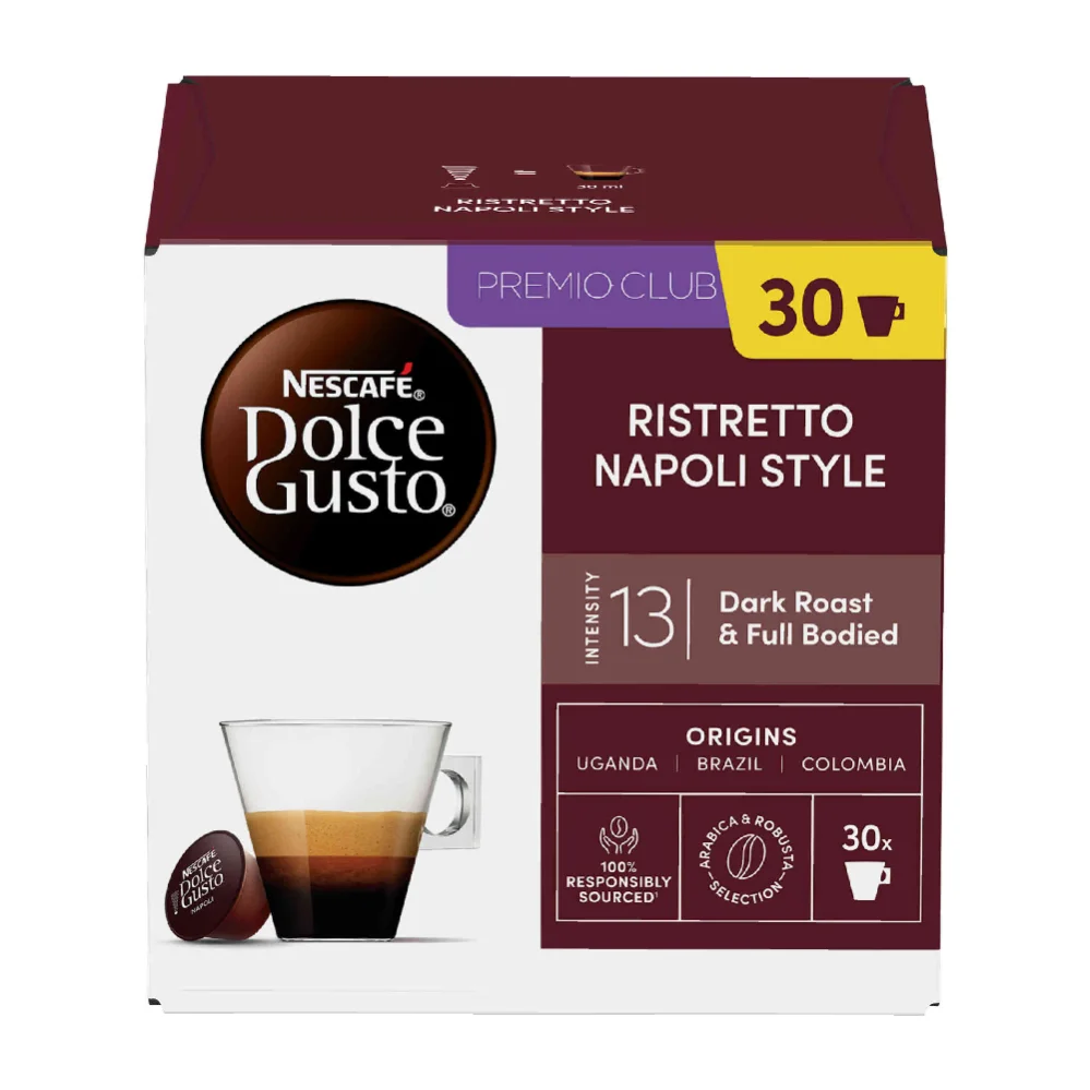 Nescafé Dolce Gusto Ristretto Napoli Style 30 Capsules