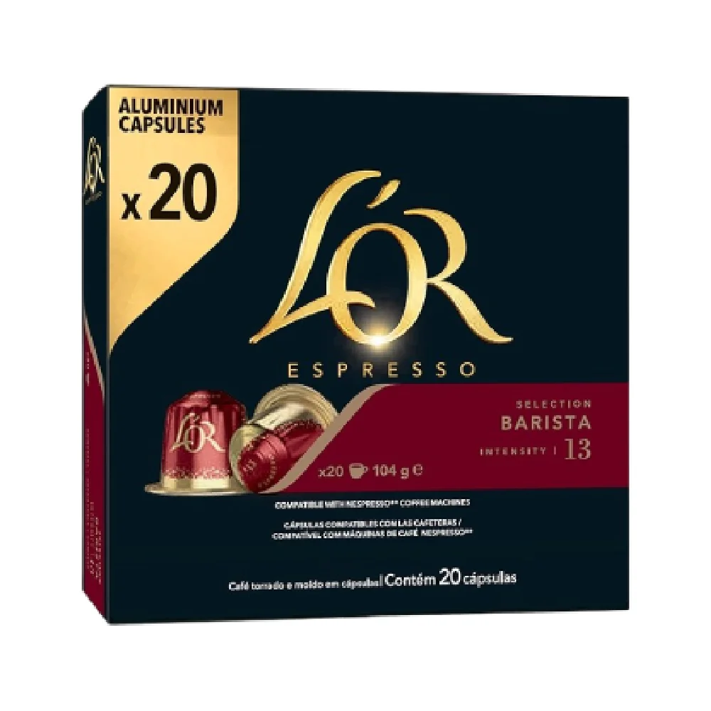 L’Or Espresso Barista Selection Aluminium Capsules 20 Capsules