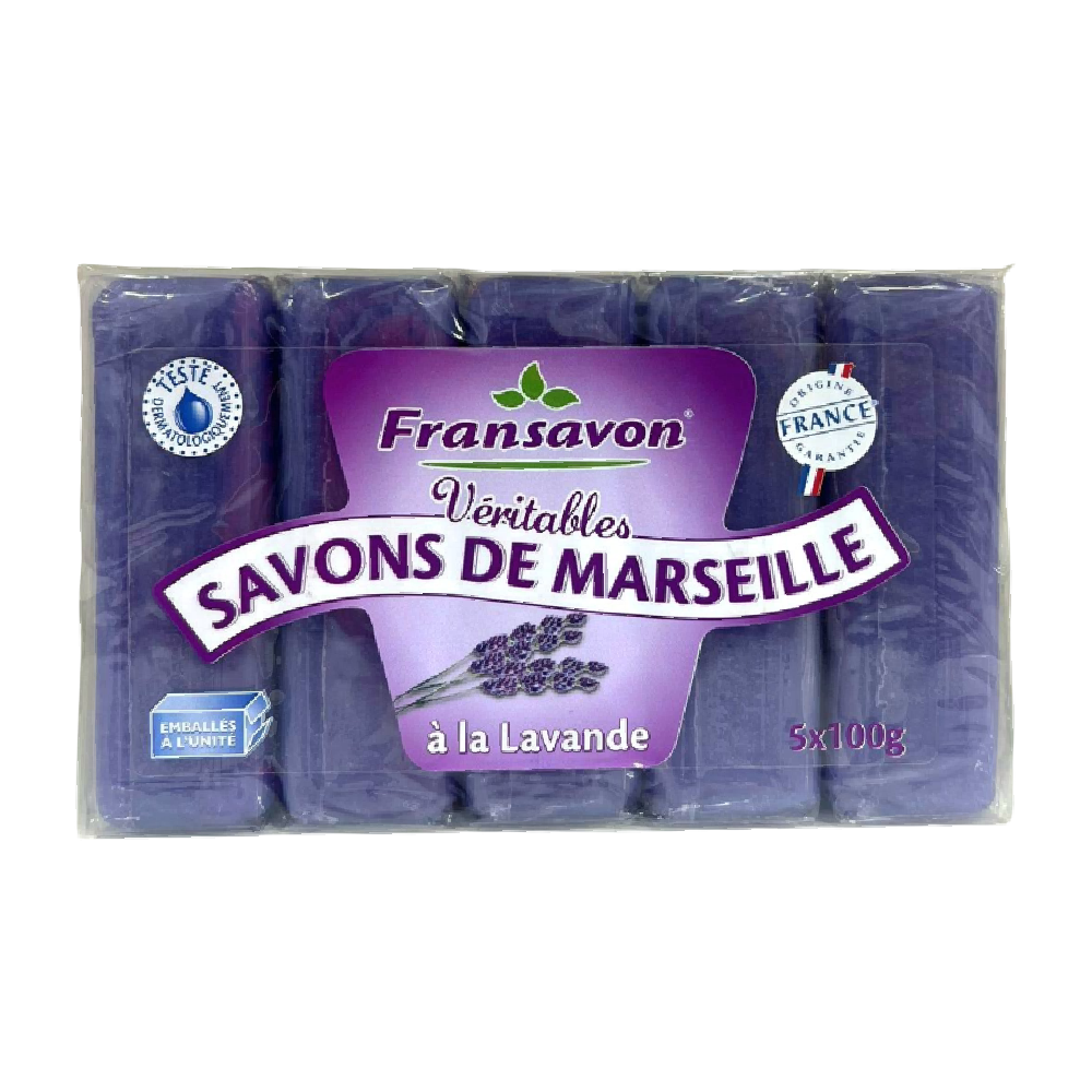 Fransavon Savons de Marseille Lavande 5x100g