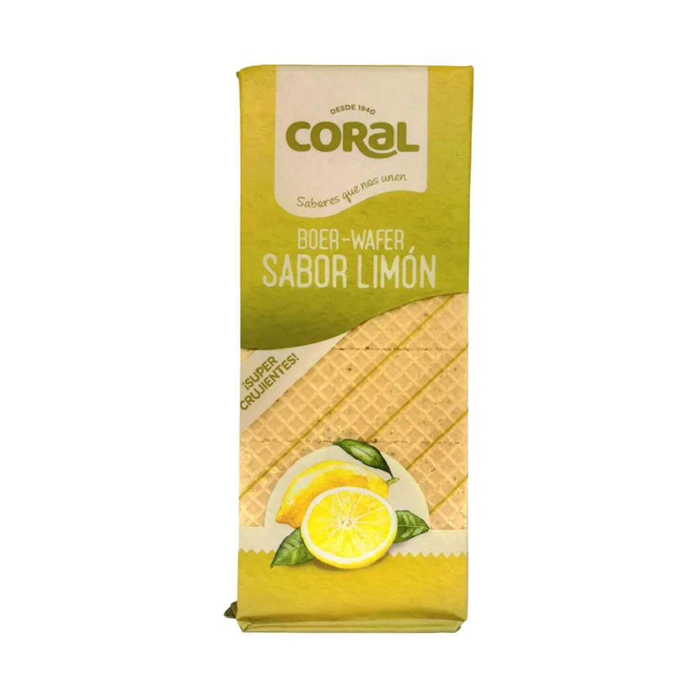 Coral Gaufrettes Boer Saveur Citron 200 g