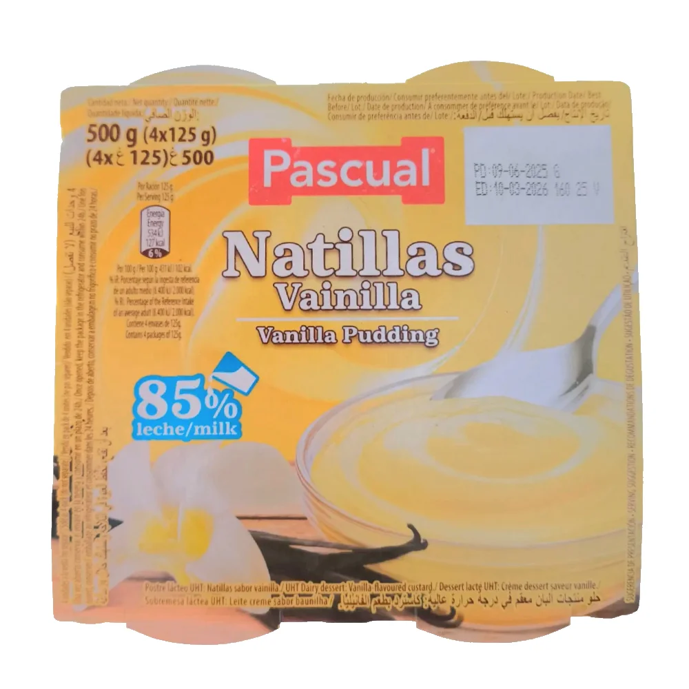 Pascual Natillas Vanille Dessert Lacté 4 x 125 g