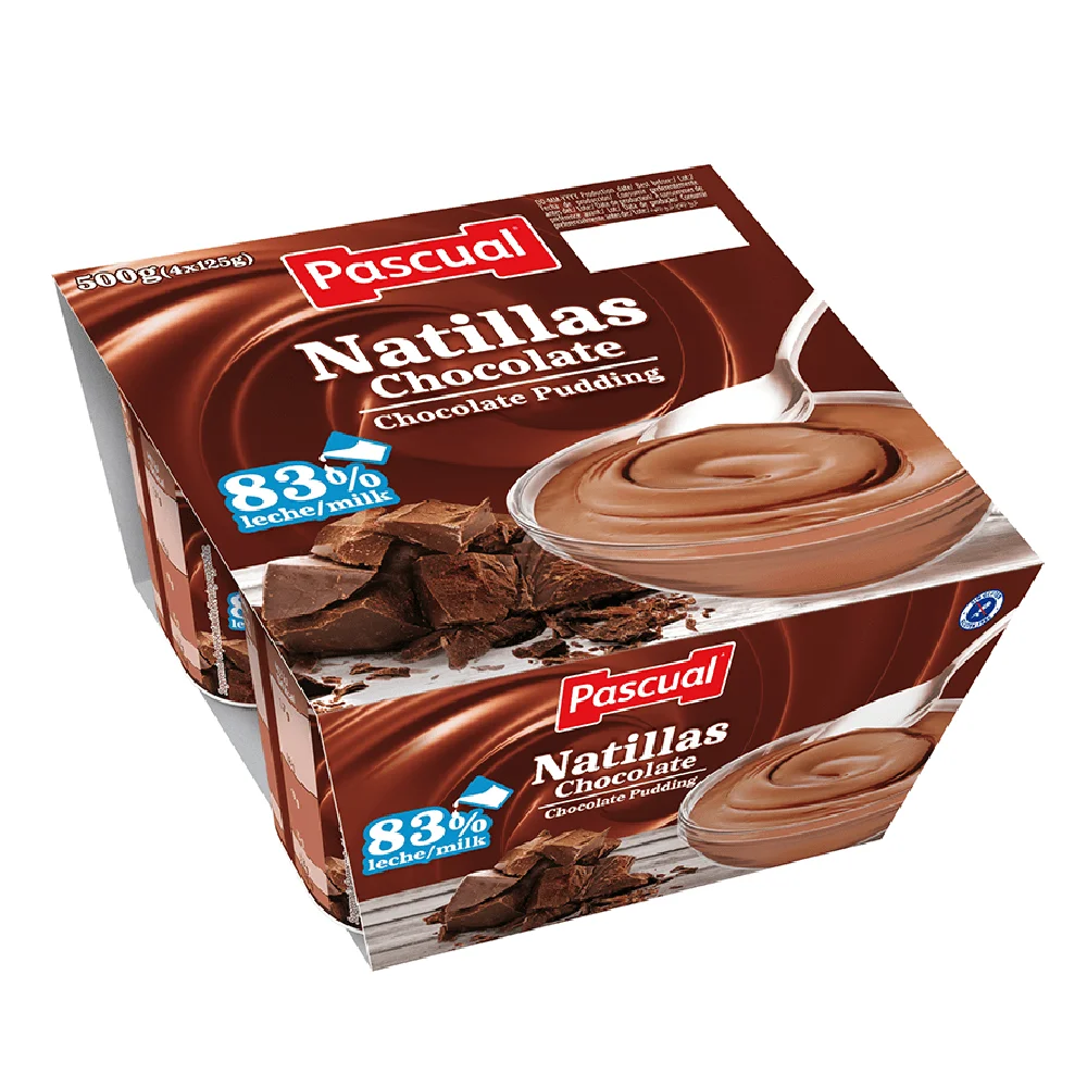 Pascual Natillas Chocolat Dessert Lacté 4 x 125 g