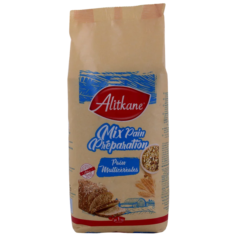 Alitkane Préparation pour Pain Multicéréales 1kg