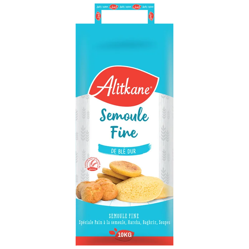 Alitkane Semoule Fine de Blé Dur 5kg