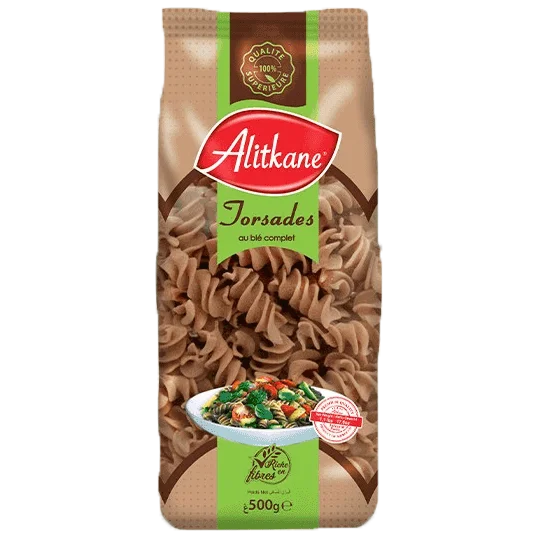 Alitkane Torsades au Blé Complet 500g