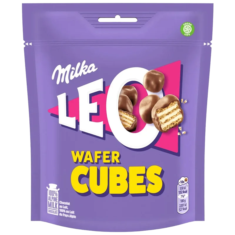 Milka LEO Wafer Cubes 150g