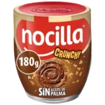 Nocilla Crunchy Creme de Cacao avec Morceaux Croquants 180g