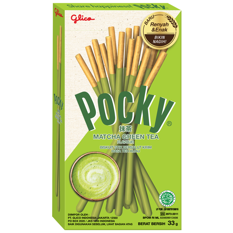 Glico Pocky Milky Matcha Biscuit Sticks 33 g