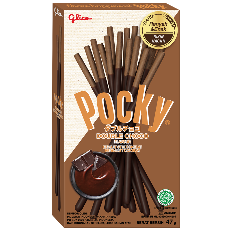 Glico Pocky Double Choco Biscuit Sticks 47 g