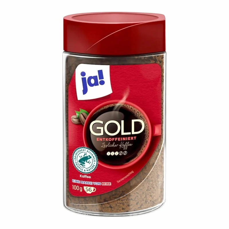 Café Soluble Décaféiné Gold Ja! 100g