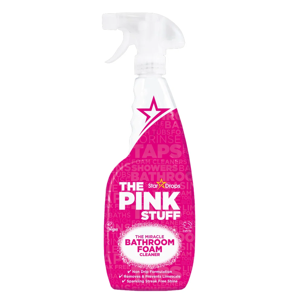 Nettoyant moussant pour salle de bain Stardrops The Pink Stuff 750 ml