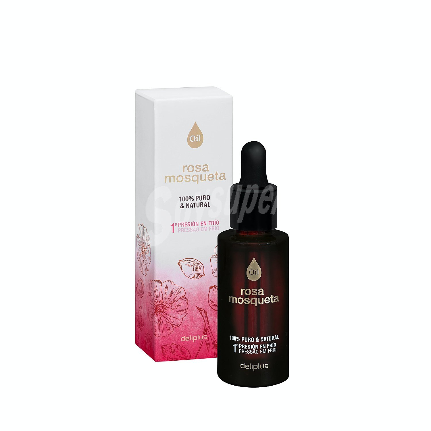Huile de Rose Musquée Deliplus 100% Pure & Naturelle 30mL