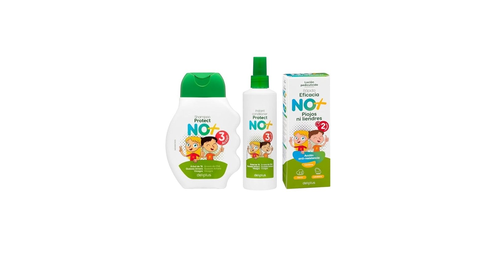 Gamme Anti-Poux NO+ Deliplus – Kit Complet pour Enfants