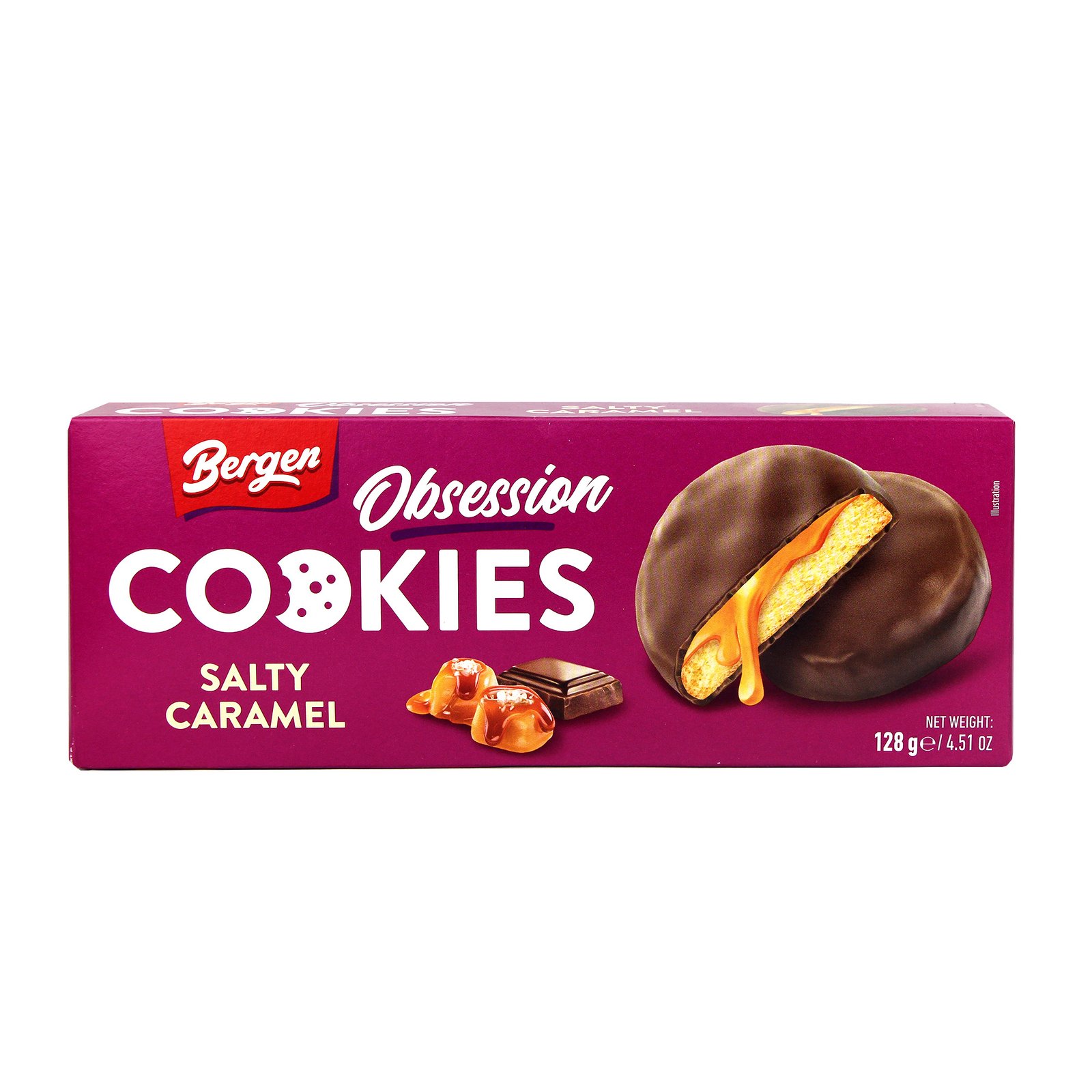 Bergen Obsession Cookies Caramel Salé 128g