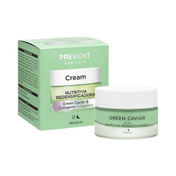 Crème Nutritive Redensifiante Green Caviar & Collagène Deliplus Prevent Age Skin 50mL
