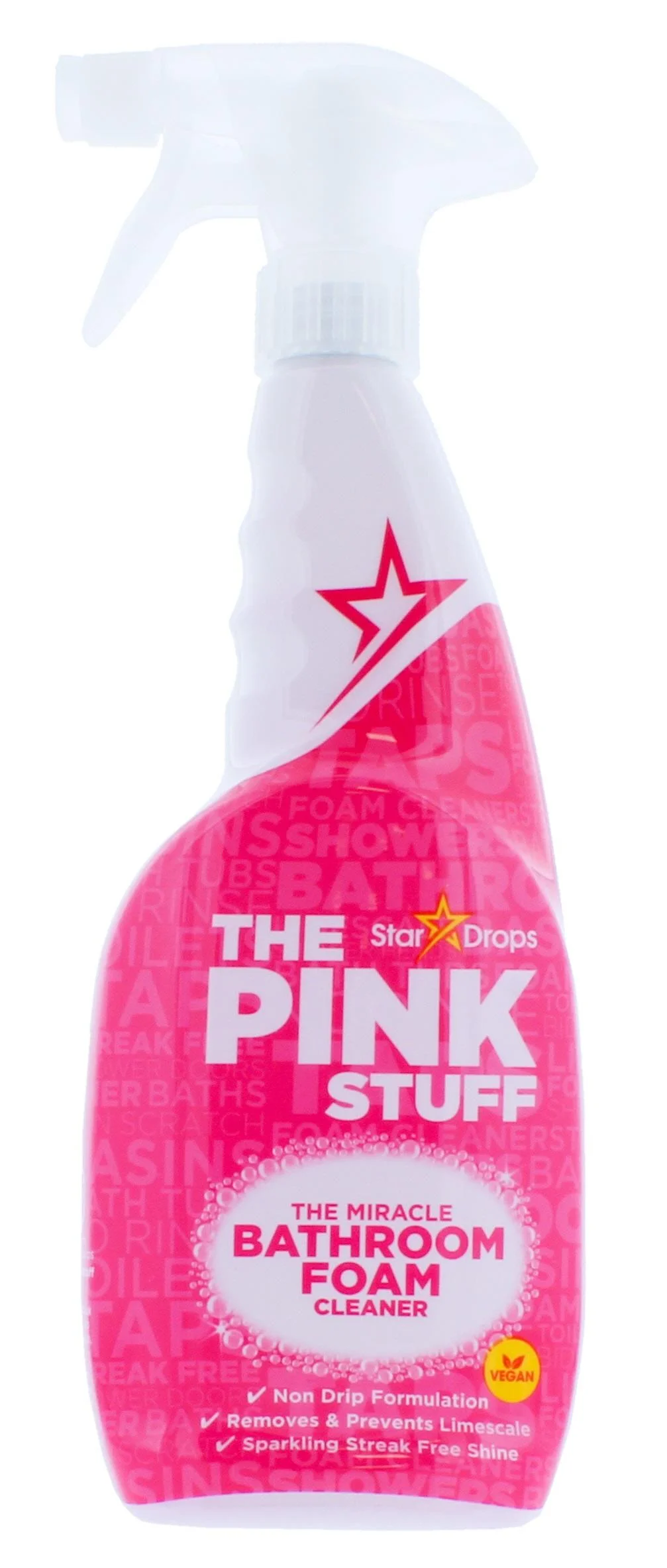 Nettoyant moussant pour salle de bain Stardrops The Pink Stuff 750 ml