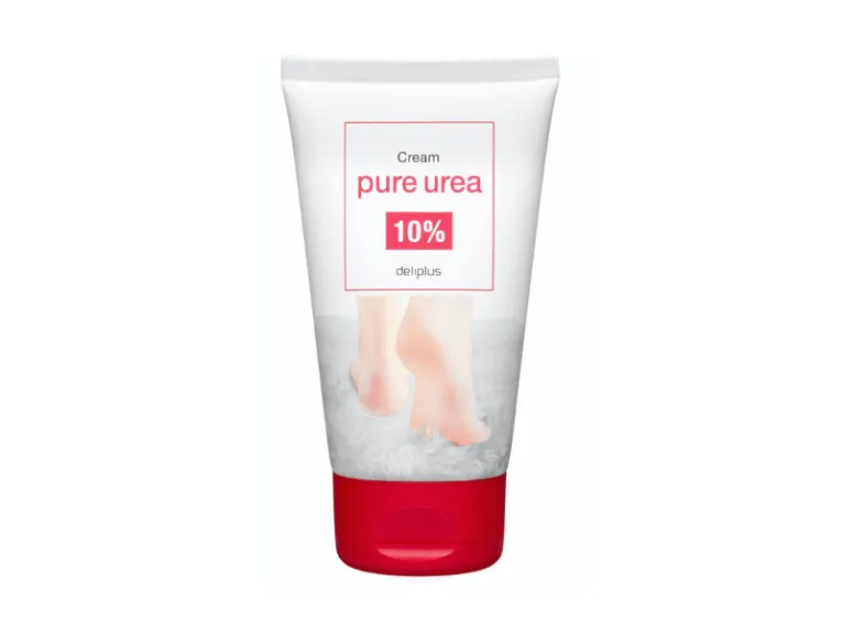 Deliplus Crème Pieds à 10% d’Urée – 125 ml, Soin Intensif Hydratant et Réparateur pour Talons Secs et Crevassés