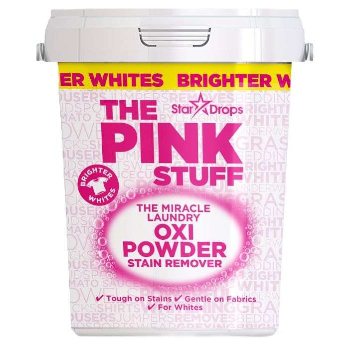 Poudre Oxi Miracle Détachante The Pink Stuff Stardrops 1kg